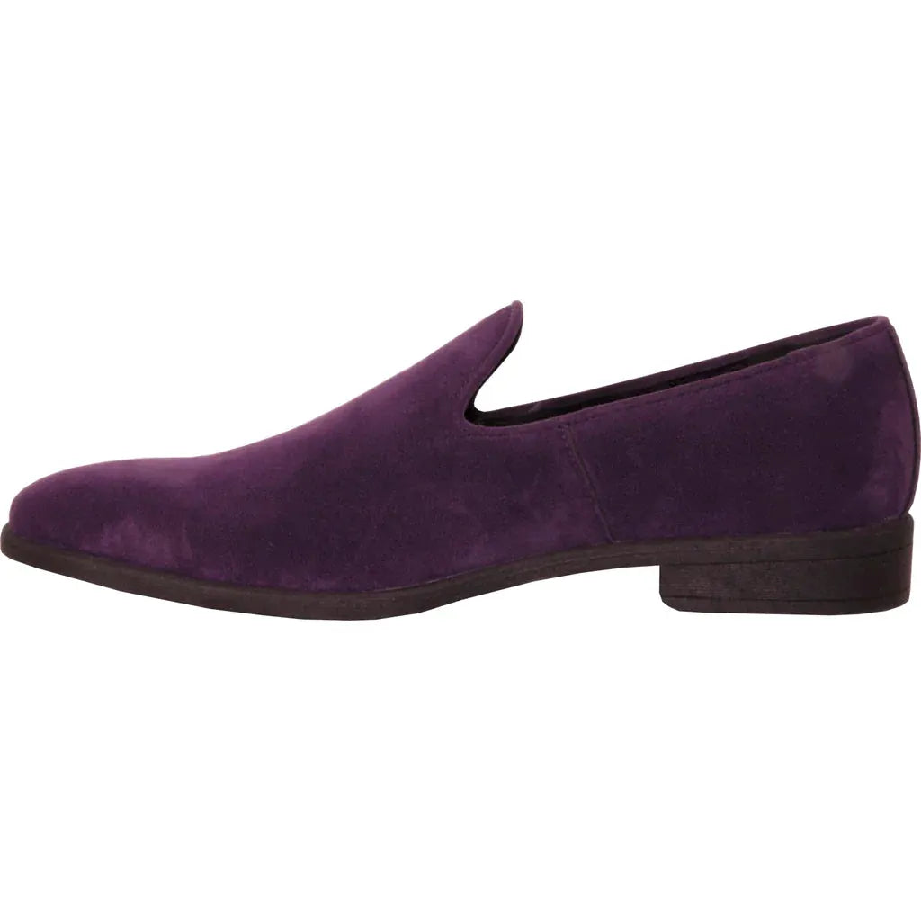 "Chelsea" Purple Suede Tuxedo Shoes by Tux-USA