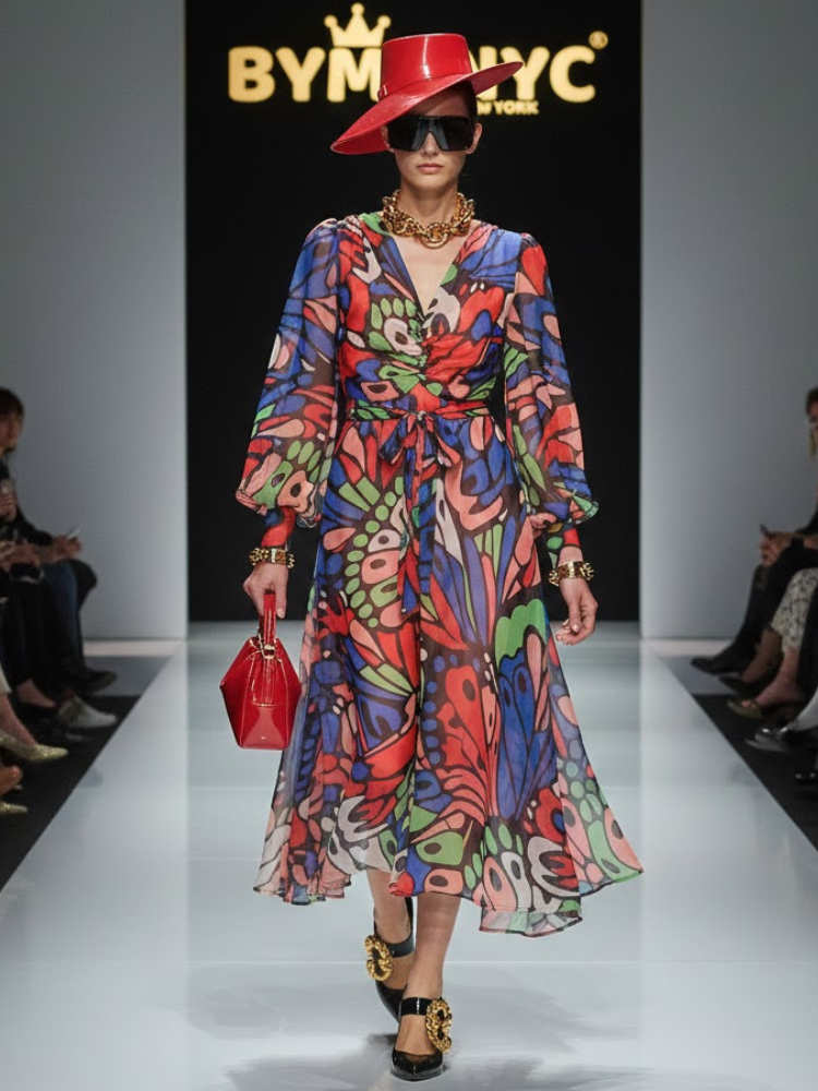 Kaleidoscope Butterfly Maxi • CHELSEA New Collection BYMANYC ® New York by BYMANYC ® New York