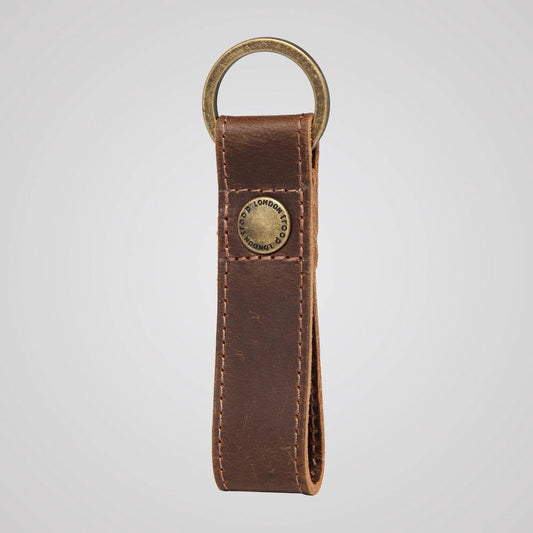 Genuine Leather Loop Keyring | TA002 by Troop London