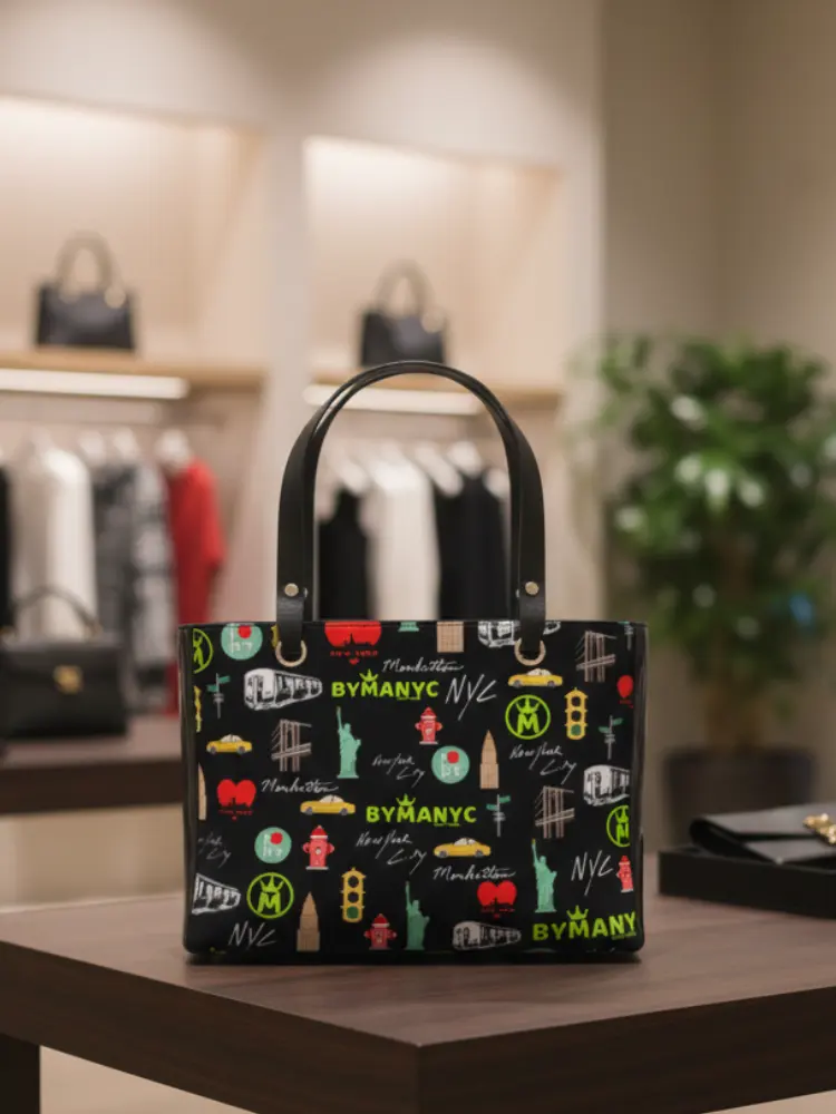 LA VIE EN ROSE Manhattan Handbag BYMANYC ® New York Vegan Elegance by BYMANYC ® New York