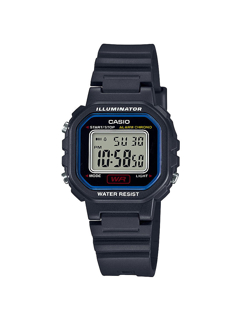 Casio Women's 'Classic' Quartz Resin Casual Watch, Color Black (Model: LA-20WH-1CCF)-0