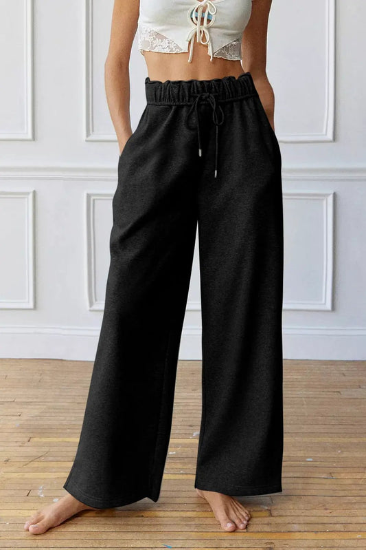 Greta Elastic High Waist Drawstring Sweatpants by Partner Label
