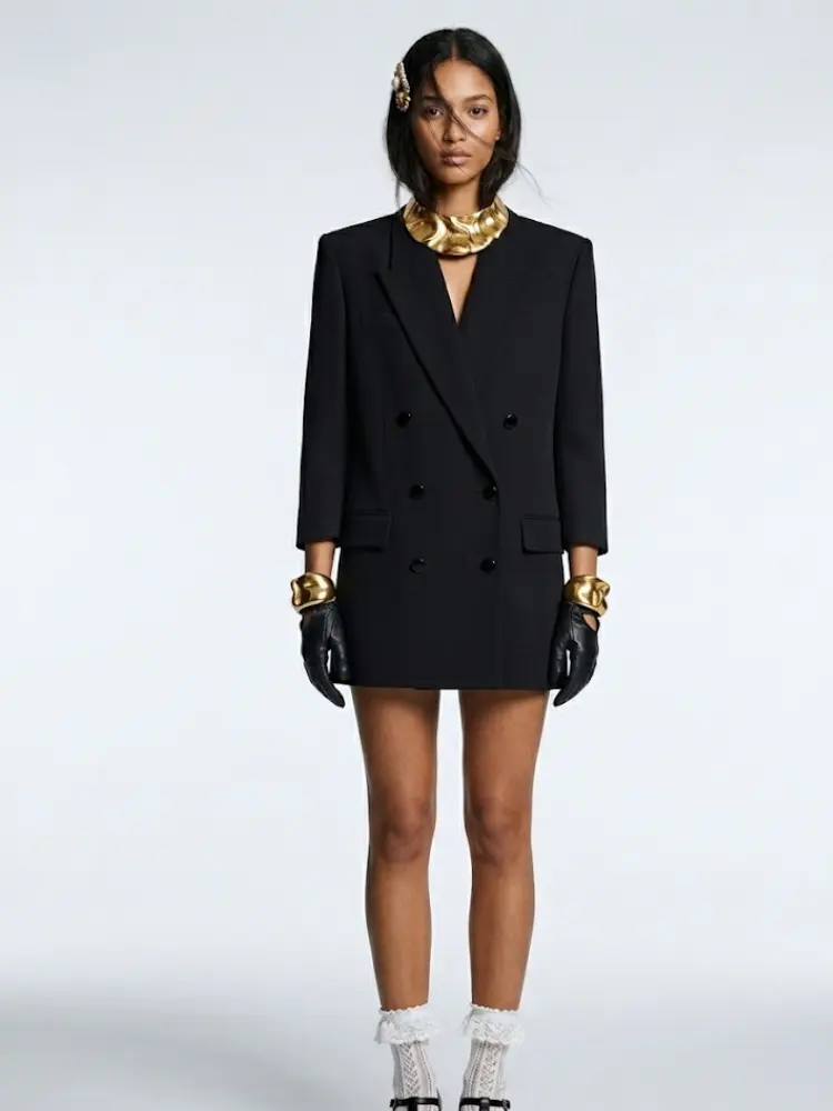 Blazer Double-Breasted New York Style Tailored Oversized Fit by BYMANYC ® New York