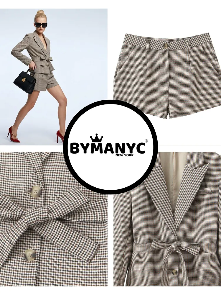 LEXINGTON Plaid Jacket & Shorts Set Prêt-à-Porter BYMANYC ® New York by BYMANYC ® New York