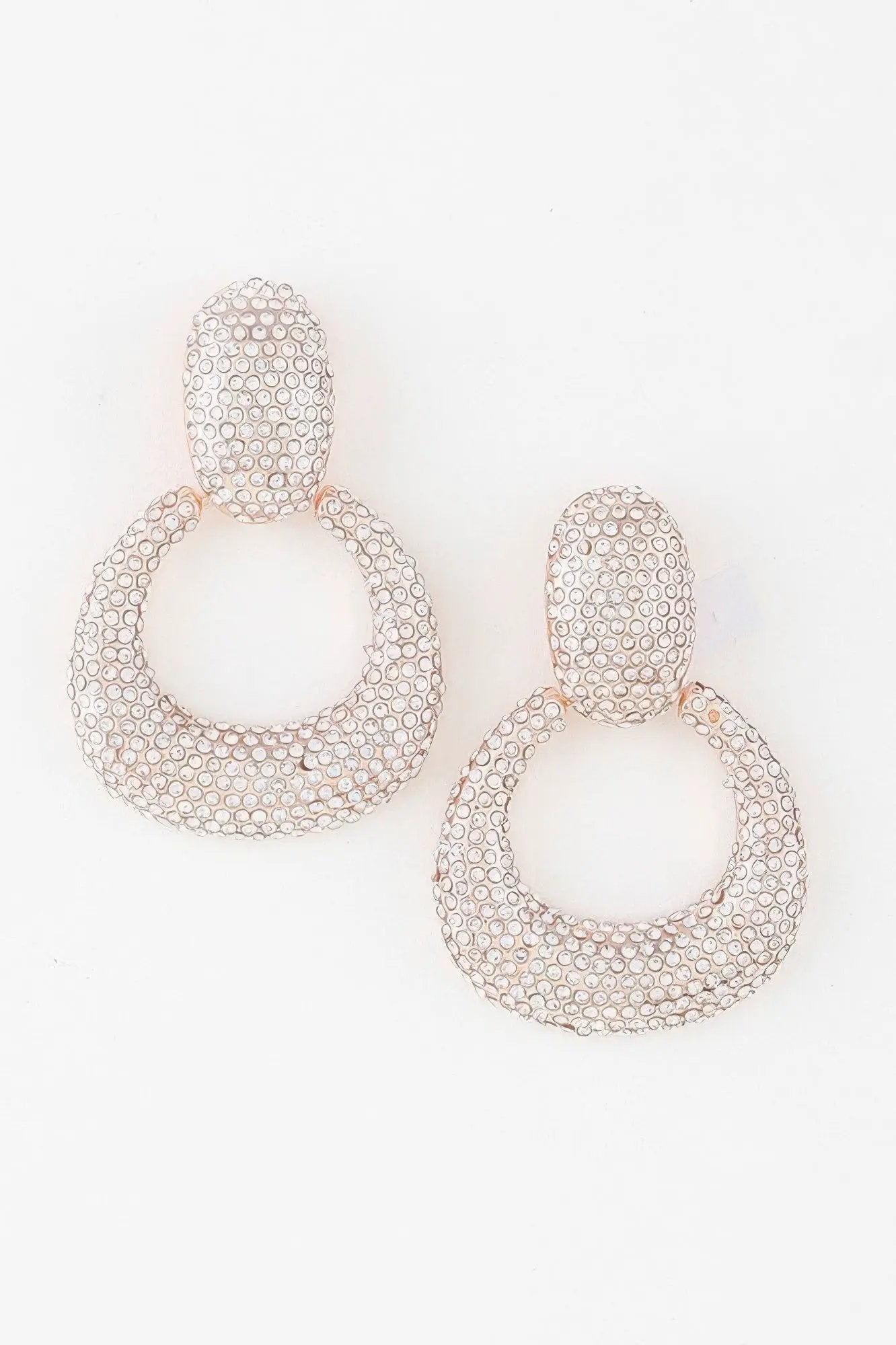 LINCOLN CENTER Bejeweled Hoop Drop Earrings: NYFW BYMANYC ® New York by BYMANYC ® New York