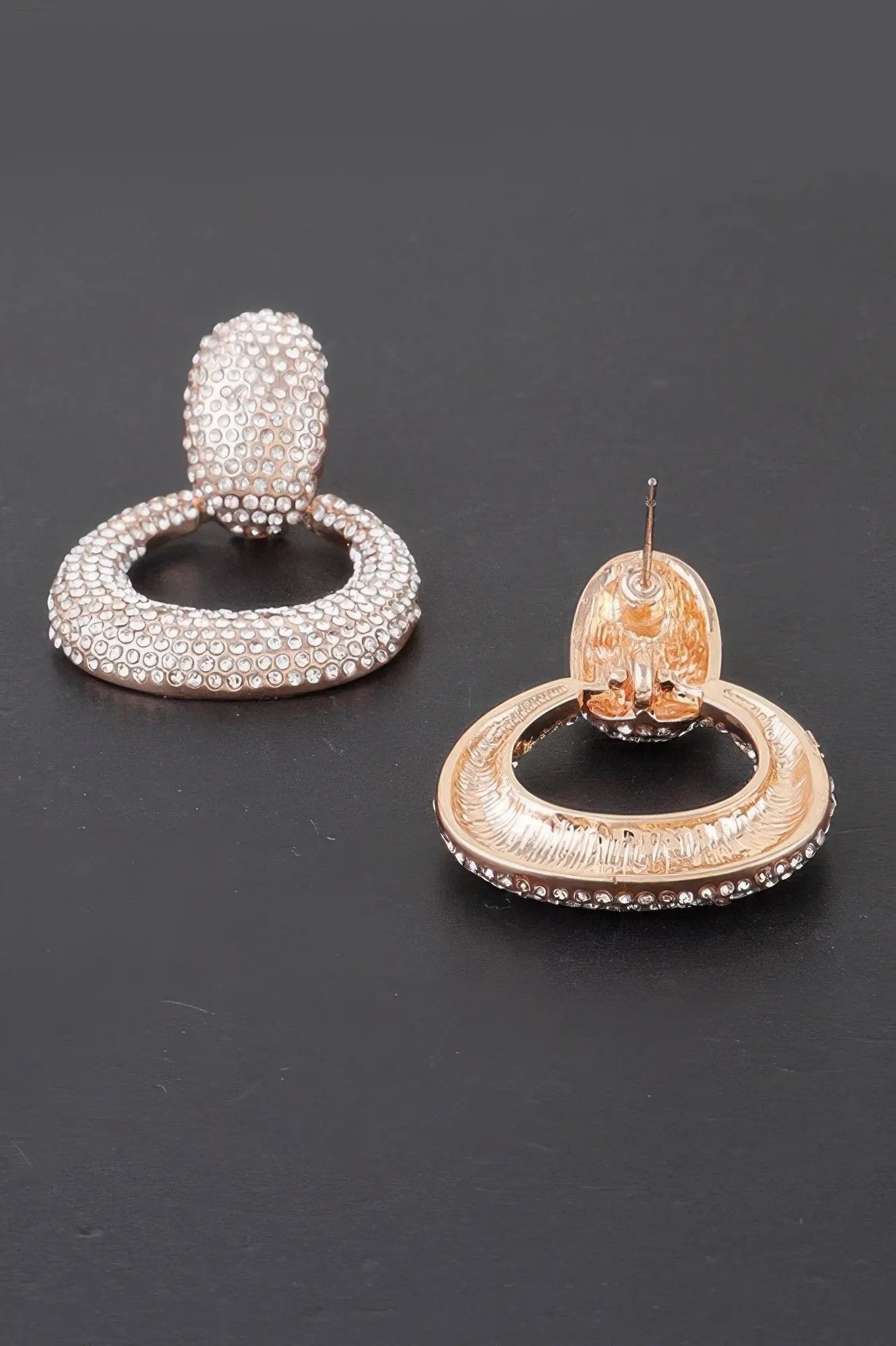 LINCOLN CENTER Bejeweled Hoop Drop Earrings: NYFW BYMANYC ® New York by BYMANYC ® New York