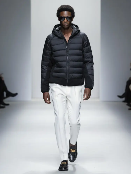 Jacket Puffer Lightweight Lincoln Center Color Block New York by BYMANYC ® New York