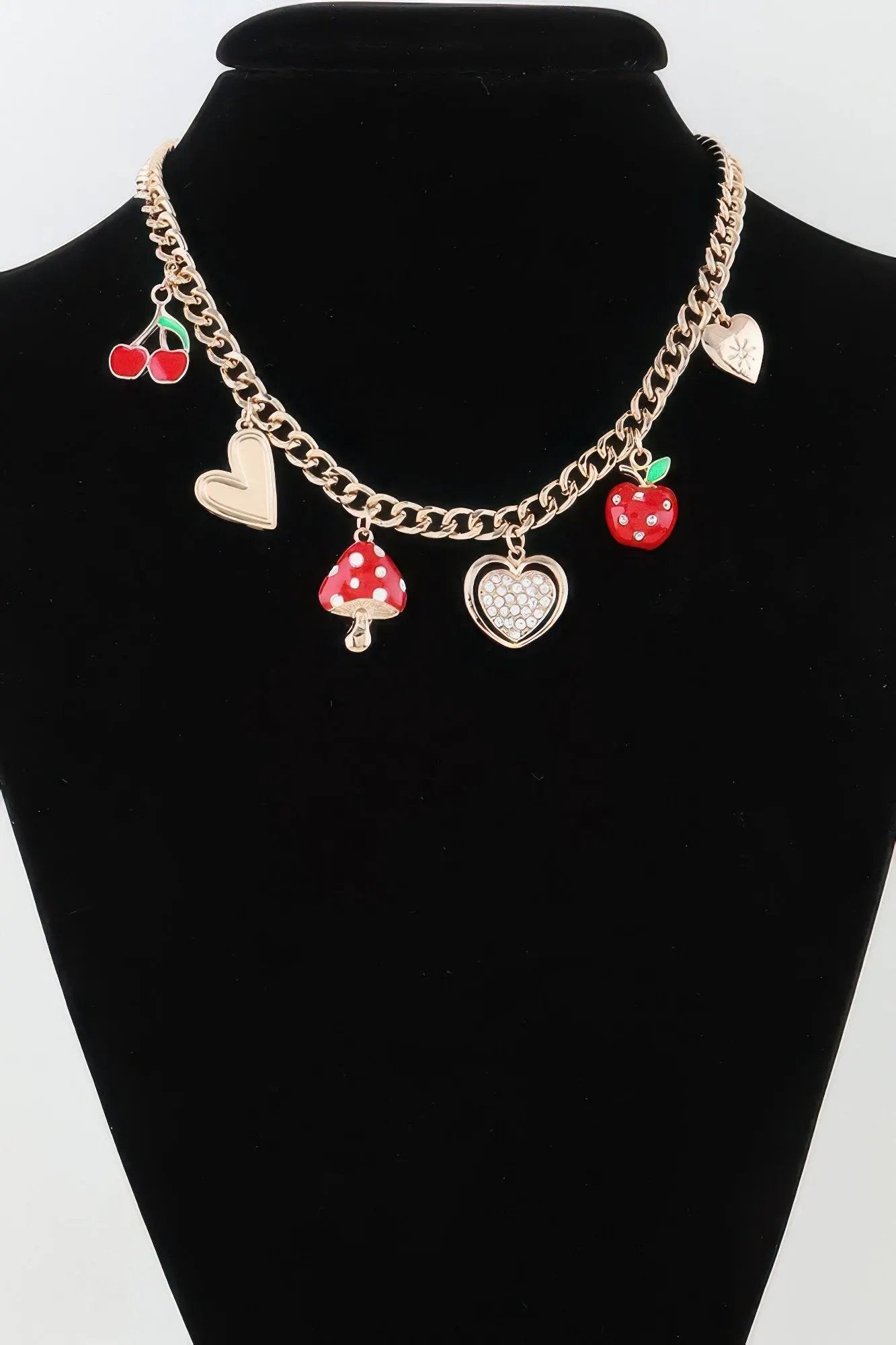 LITTLE ITALY Sweet Charms Chain Necklace: NYFW BYMANYC ® New York by BYMANYC ® New York
