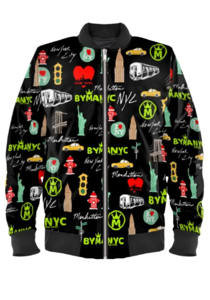 Limited Edition Jacket Manhattan Mosaic Nocturne – BYMANYC ® New York by BYMANYC ® New York
