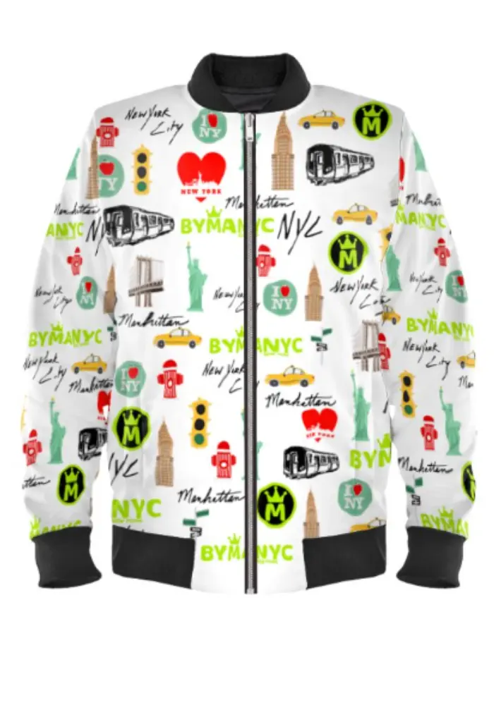 Limited Edition Jacket Manhattan Mosaic Sunset – BYMANYC ® New York by BYMANYC ® New York
