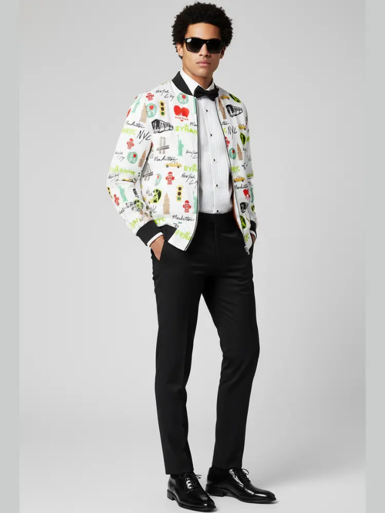 Limited Edition Jacket Manhattan Mosaic Sunset – BYMANYC ® New York by BYMANYC ® New York