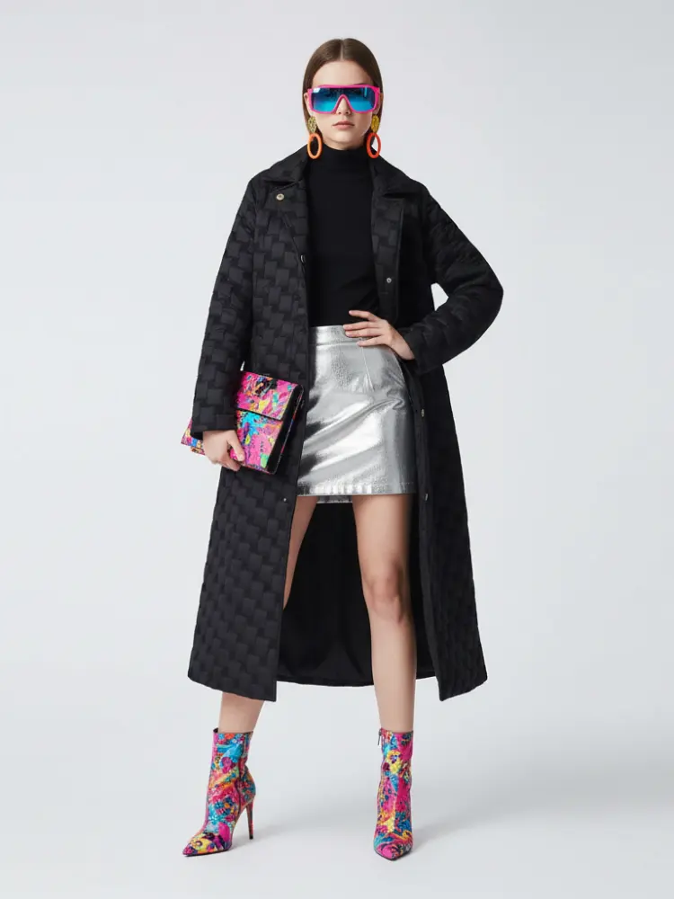 Long Quilted Puffer Coat FIFTH AVENUE BYMANYC ® New York by BYMANYC ® New York