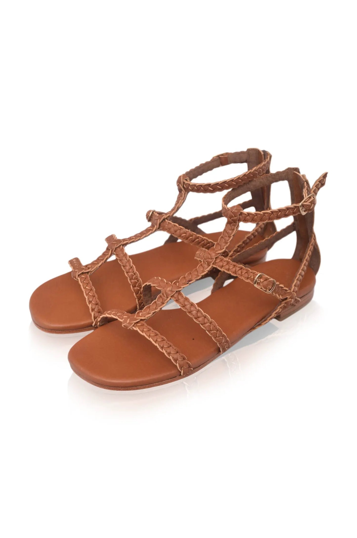 Luce Gladiator Leather Sandals by ELF
