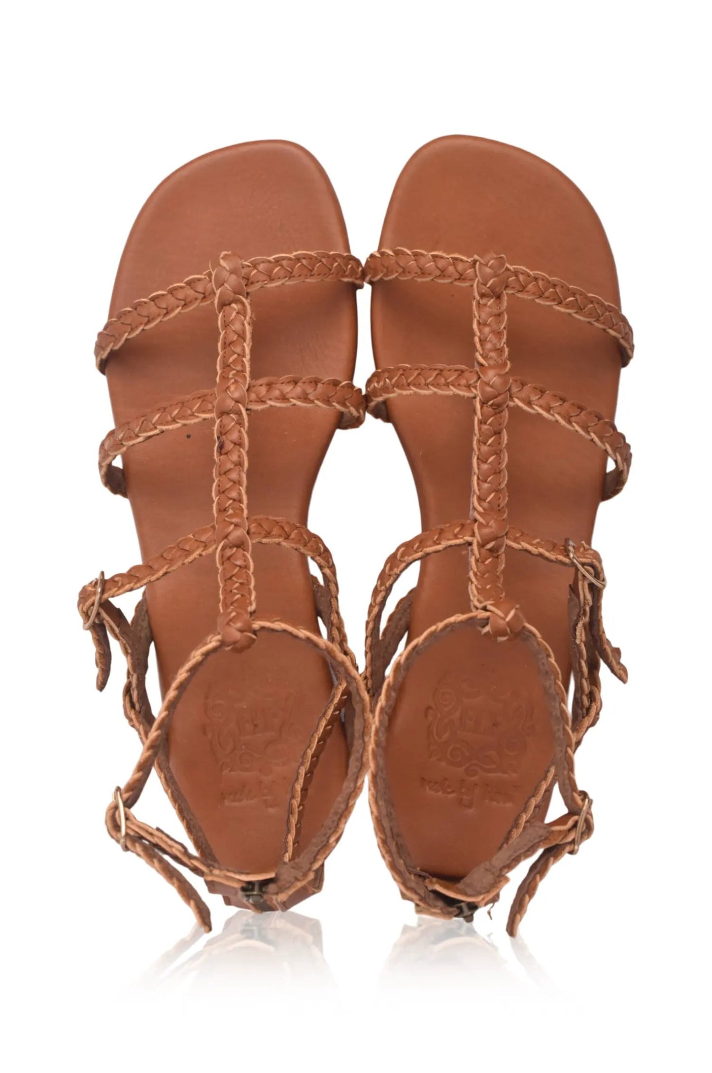 Luce Gladiator Leather Sandals by ELF