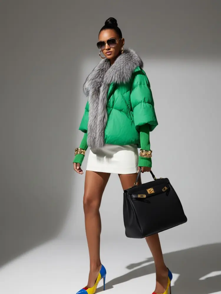 Lux Fur-Trimmed Puffer • THE PLAZA New Collection BYMANYC ® New York by BYMANYC ® New York