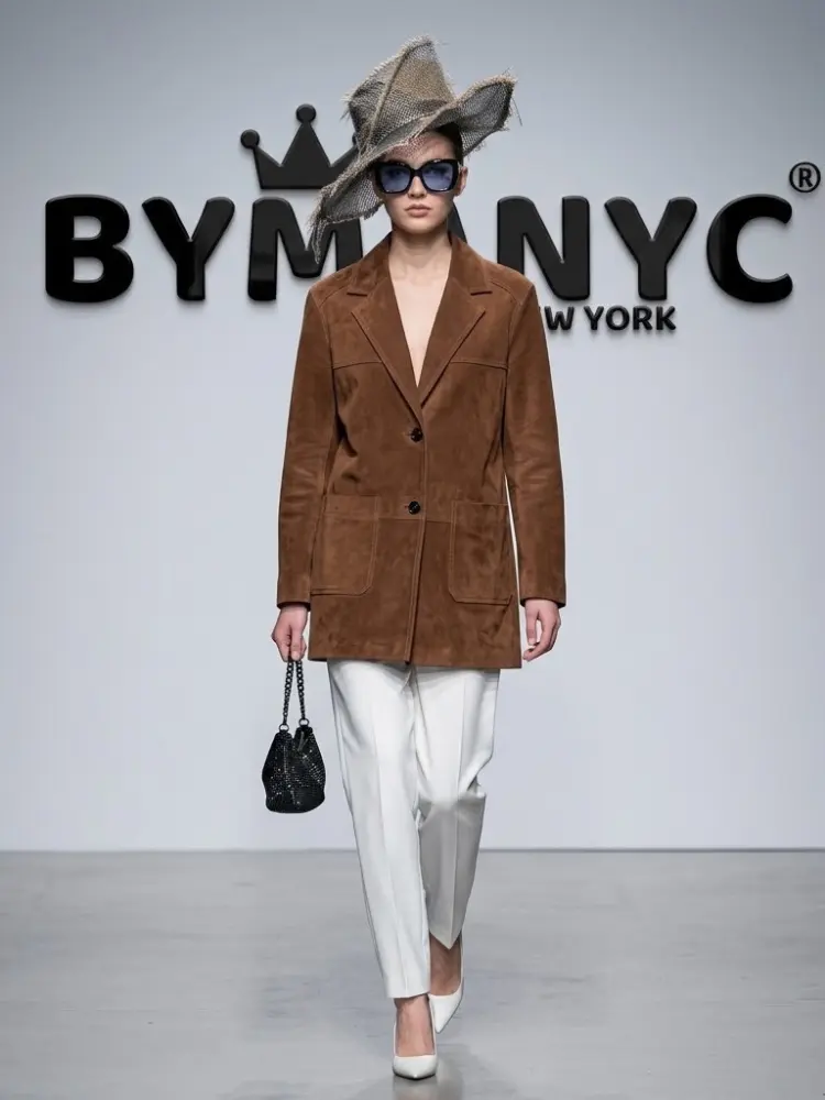Women's Brown Jacket BYMANYC ® New York CONTEMPORARY VIBRANT MODERN FASHION - New Collection by BYMANYC ® New York