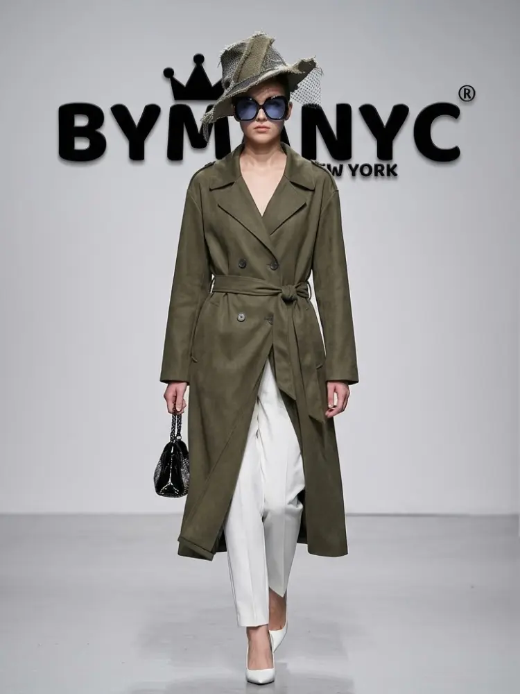 Women's Oversized Belted Trench Coat BYMANYC ® New York CONTEMPORARY VIBRANT MODERN FASHION - New Collection by BYMANYC ® New York
