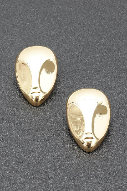MADISON Gold Plated Metal Earrings: NYFW BYMANYC ® New York by BYMANYC ® New York