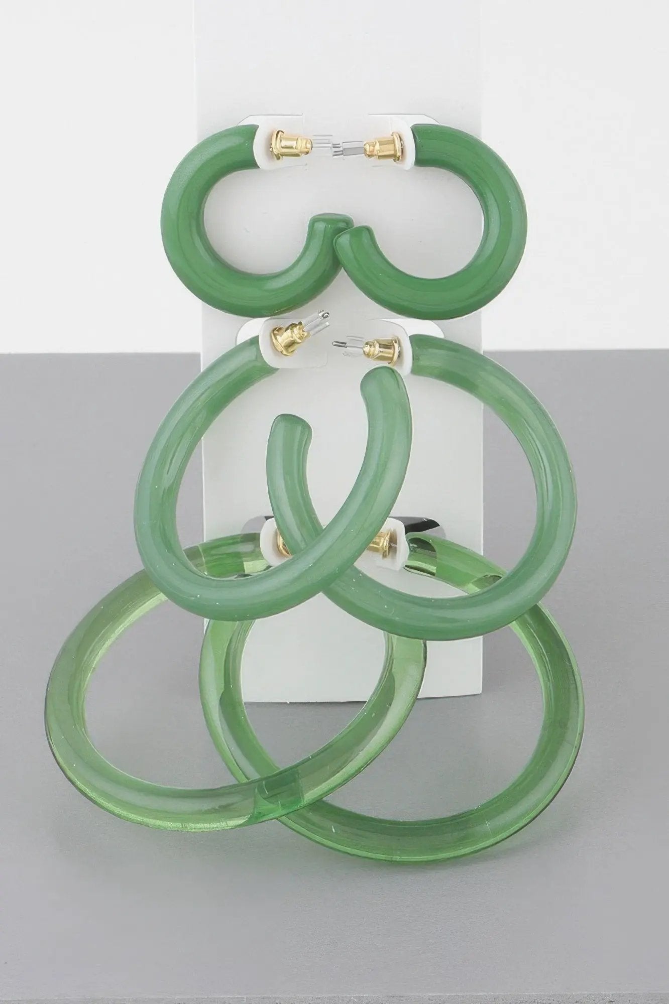 MADISON Multi Solid Hoop Earrings Set: NYFW BYMANYC ® New York by BYMANYC ® New York