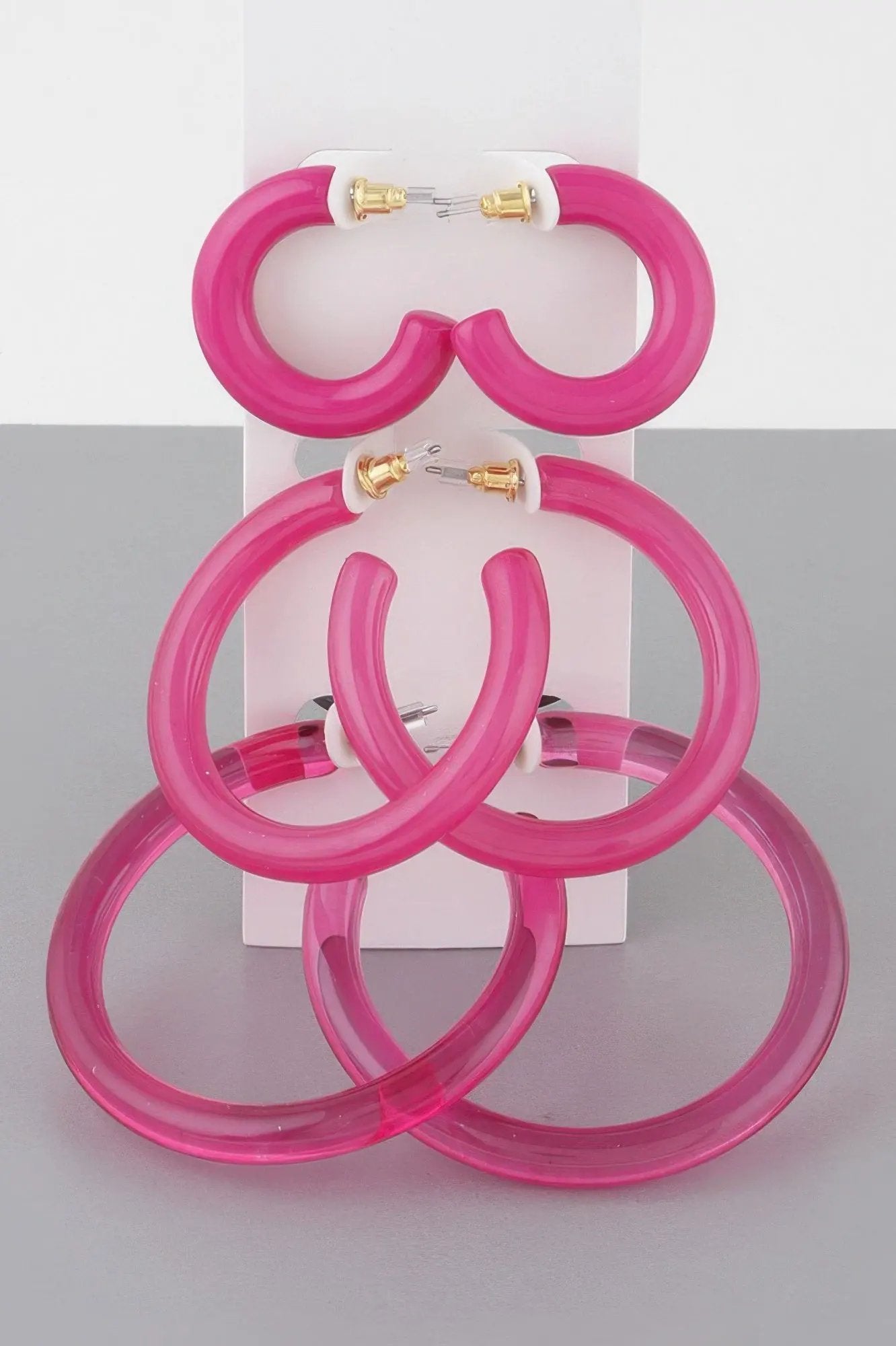 MADISON Multi Solid Hoop Earrings Set: NYFW BYMANYC ® New York by BYMANYC ® New York