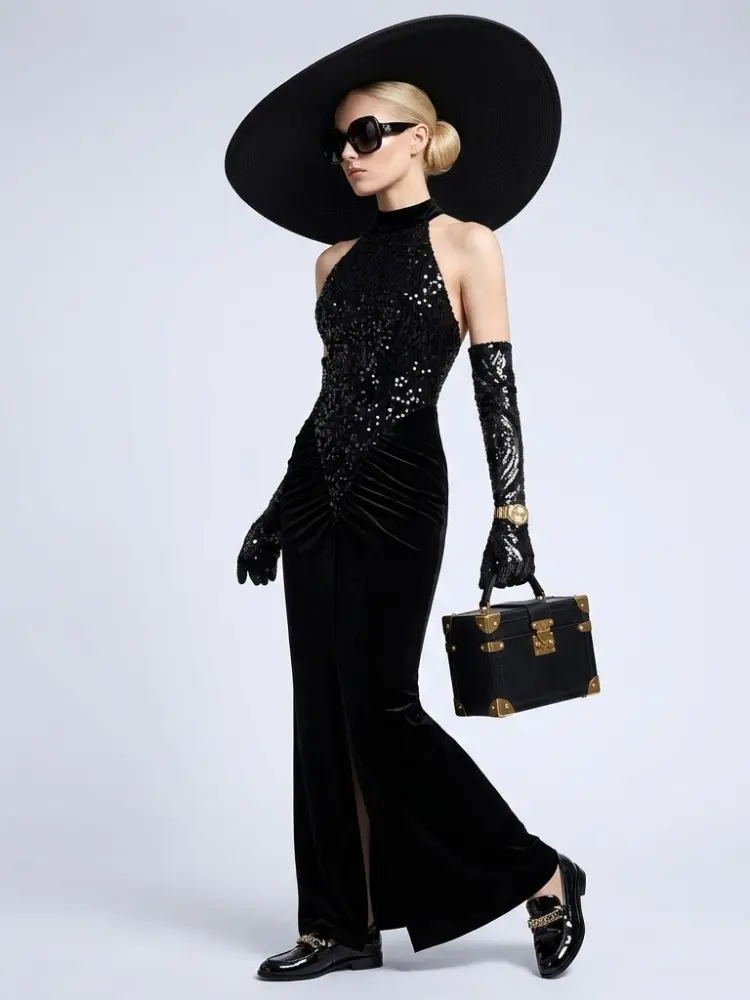 MADISON Women's Black Gown Prêt-à-Porter BYMANYC ® New York by BYMANYC ® New York