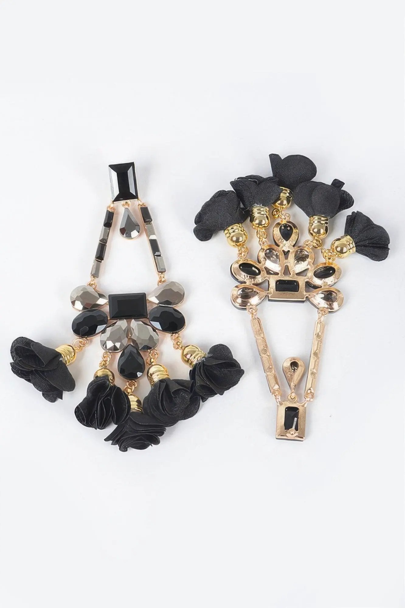 MEATPACKING Blossom Bling Rhinestone Party Drop Earrings: BYMANYC NY by BYMANYC ® New York