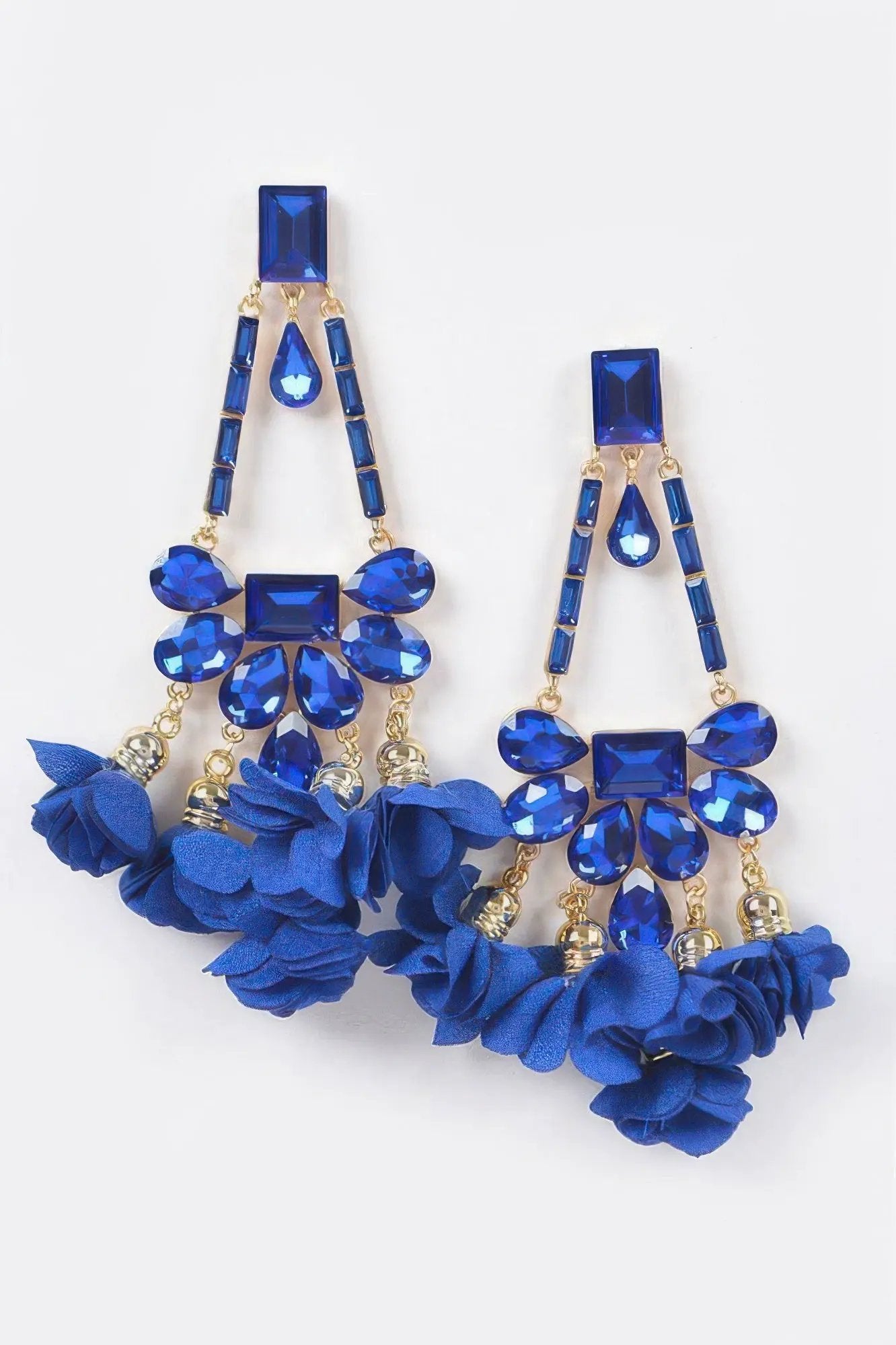 MEATPACKING Blossom Bling Rhinestone Party Drop Earrings: BYMANYC NY by BYMANYC ® New York