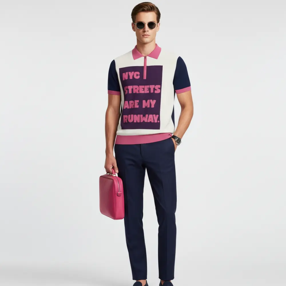 MEATPACKING Cashmere Polo BYMANYC ® New York by BYMANYC ® New York