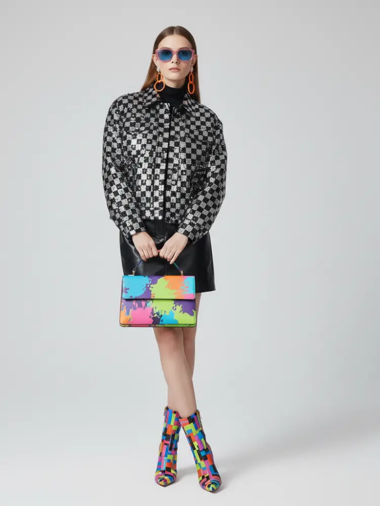 MEATPACKING Sequin Tuxedo Blazer Jacket BYMANYC ® New York by BYMANYC ® New York