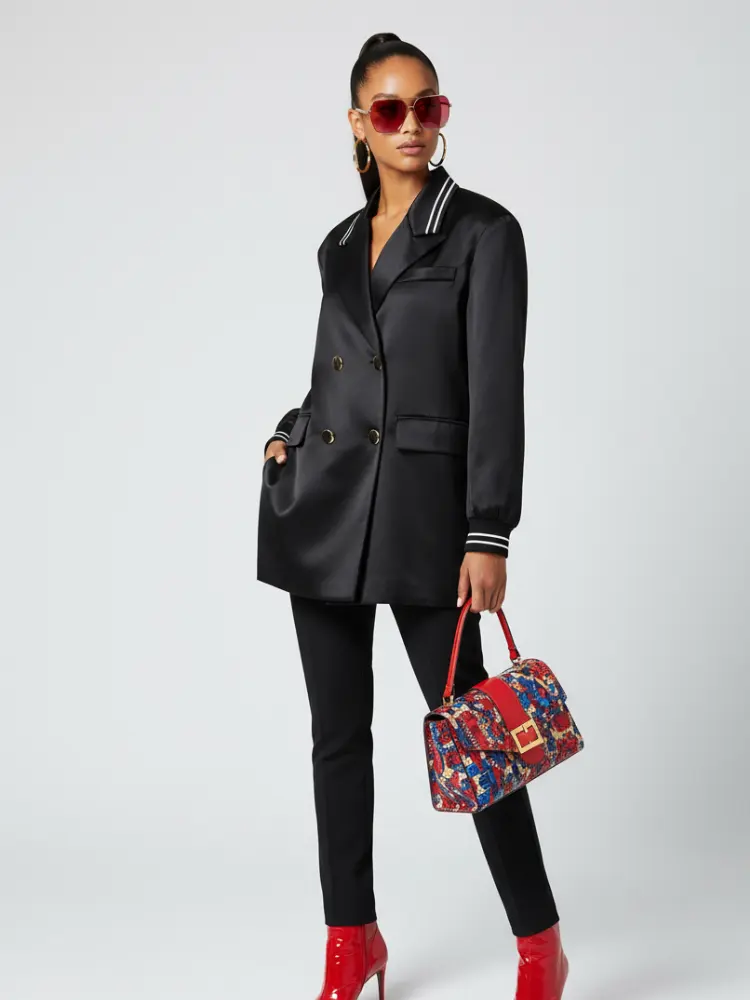 MIDTOWN Satin Tunic Blazer BYMANYC ® New York by BYMANYC ® New York