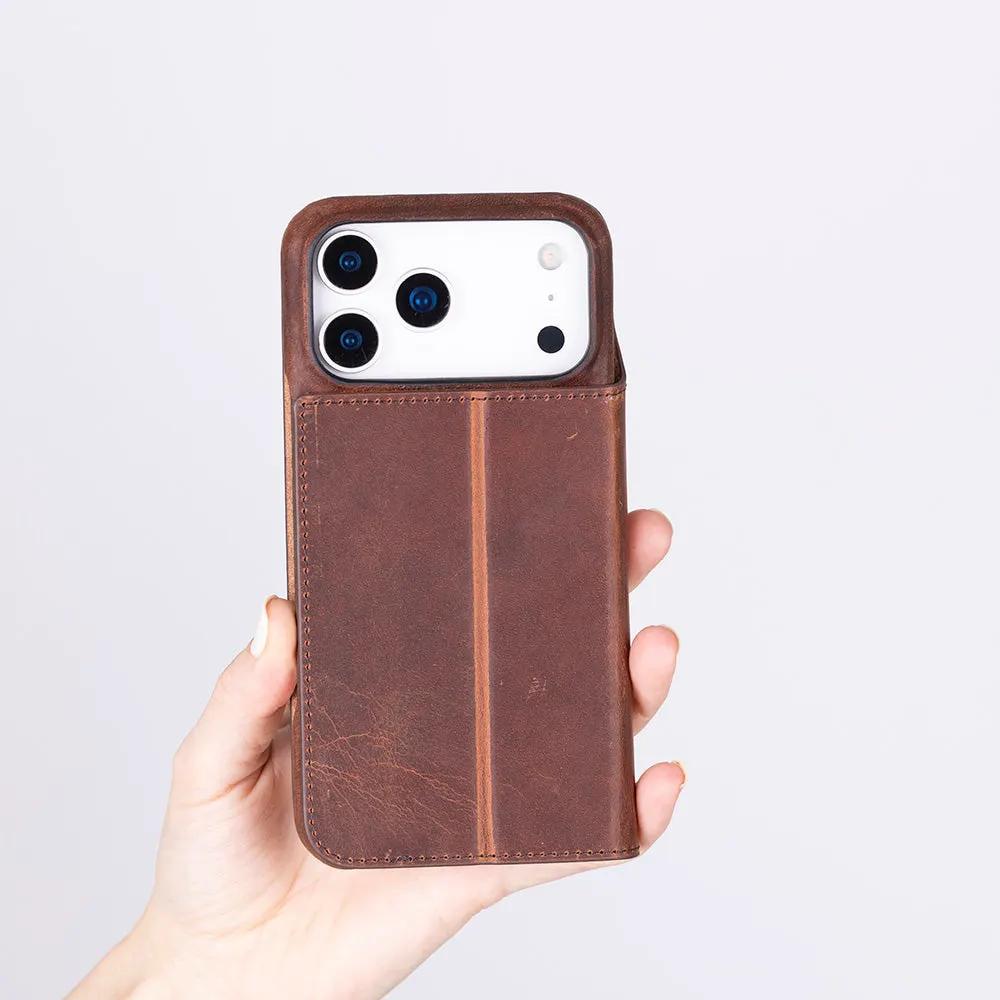 Decatur iPhone 18 Pro Full-Grain Leather Folio Case by TORONATA