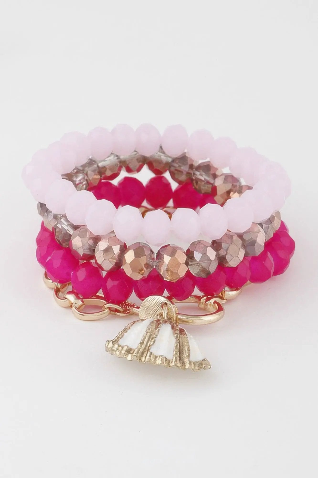 MONTAUK Seashell Crystal Bracelet | Coastal Luxe BYMANYC ® New York by BYMANYC ® New York