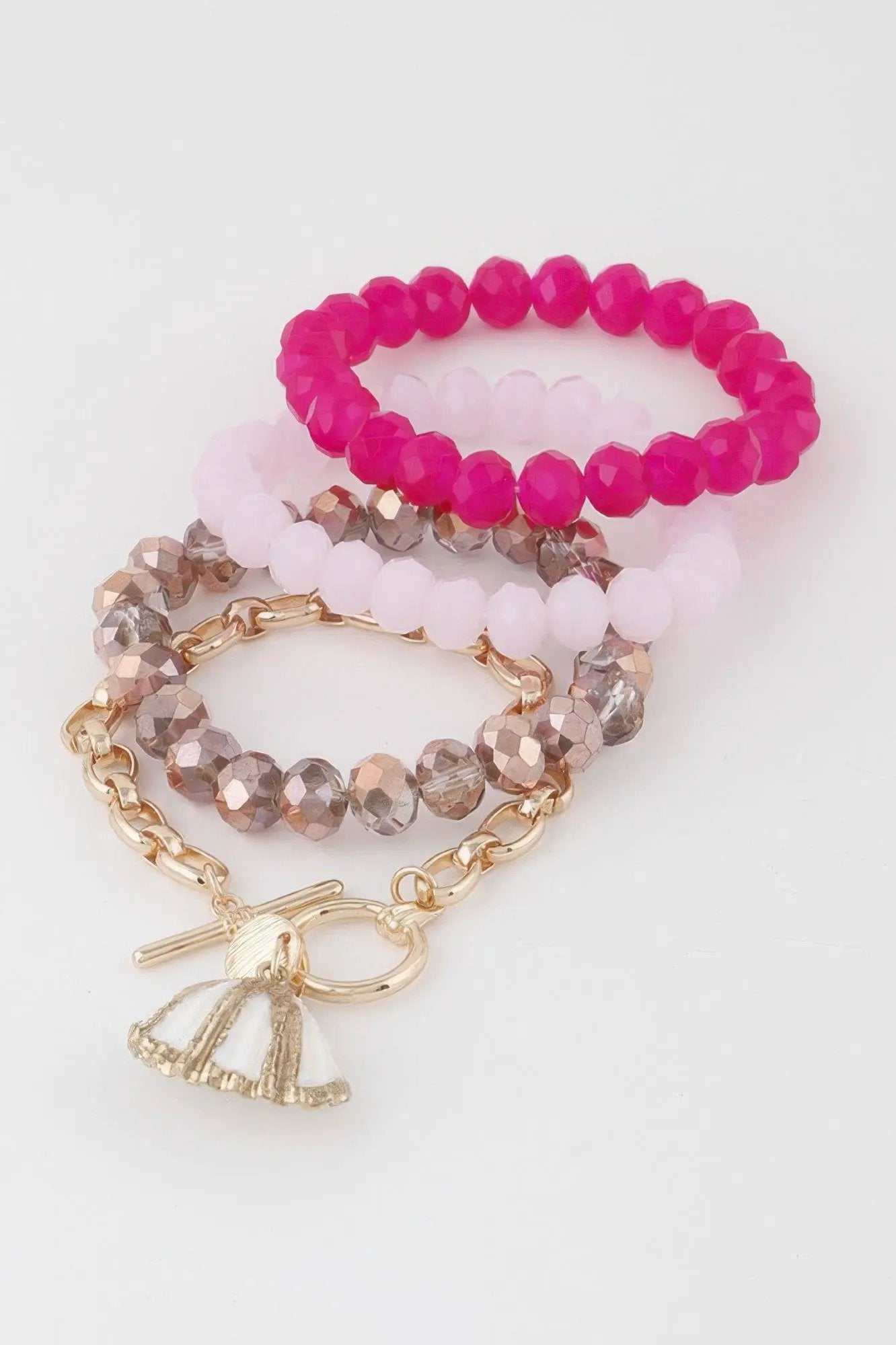 MONTAUK Seashell Crystal Bracelet | Coastal Luxe BYMANYC ® New York by BYMANYC ® New York