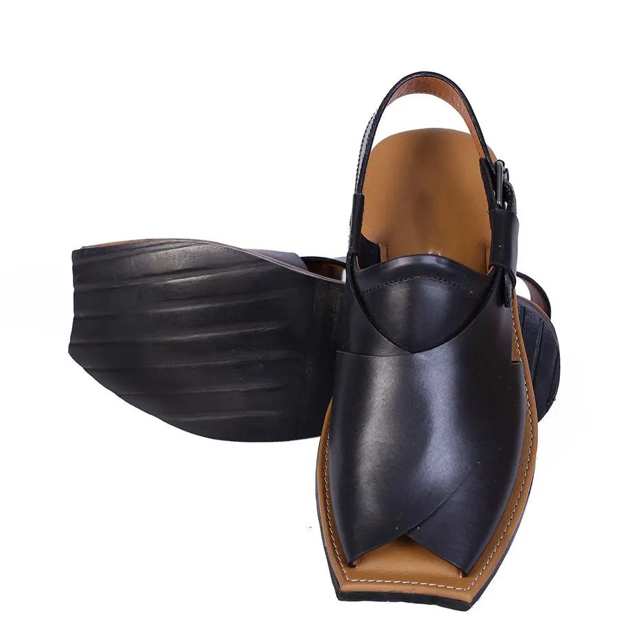 Maestro Mens Cowhide Leather Sandals Peshawari Chappal by Inland Leather