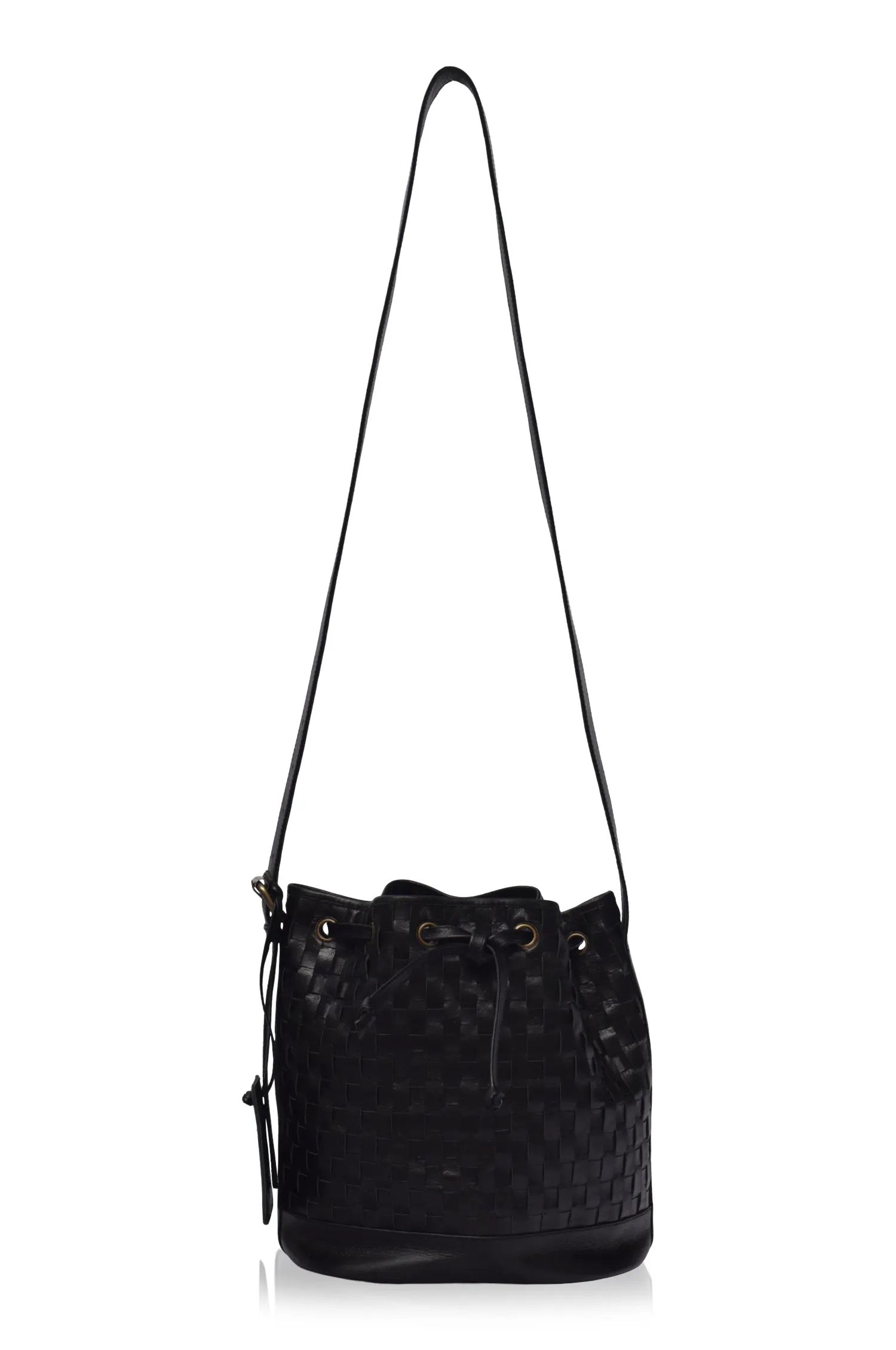 Margo Woven Drawstring Bag by ELF