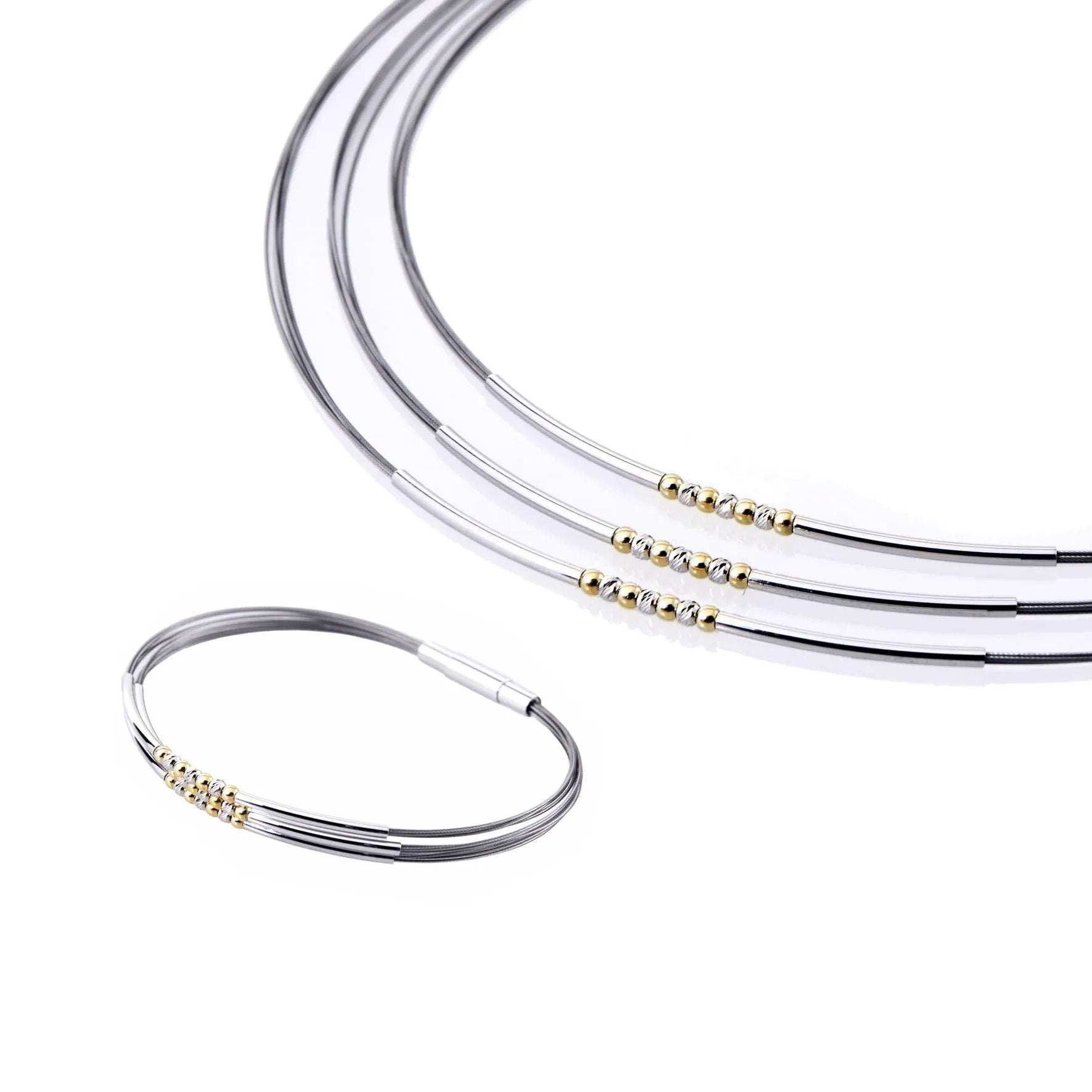 Gala Design Medea Gold Armband With Magnetic Clasp For Women by Jwls4u