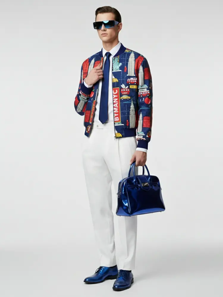 Men's CHELSEA Bomber Jacket BYMANYC ® New York by BYMANYC ® New York