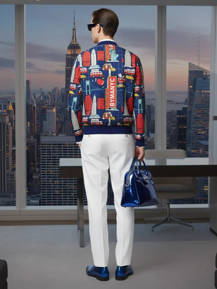 Men's CHELSEA Bomber Jacket BYMANYC ® New York by BYMANYC ® New York