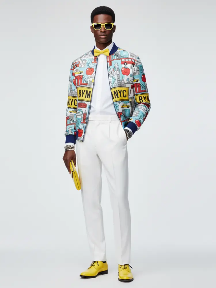 Men's GREENWICH Bomber Jacket BYMANYC ® New York by BYMANYC ® New York