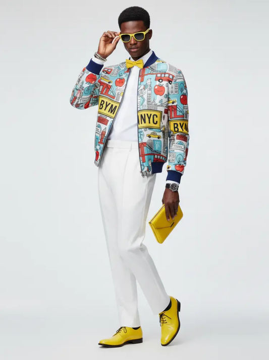 Men's GREENWICH Bomber Jacket BYMANYC ® New York by BYMANYC ® New York