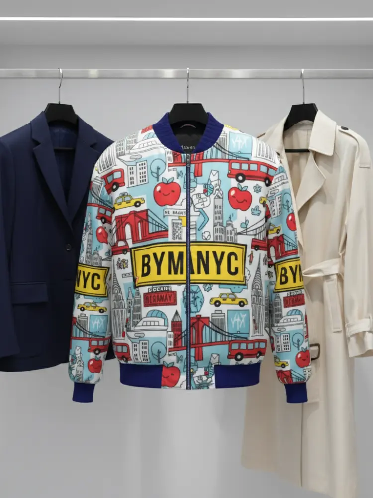 Men's GREENWICH Bomber Jacket BYMANYC ® New York by BYMANYC ® New York