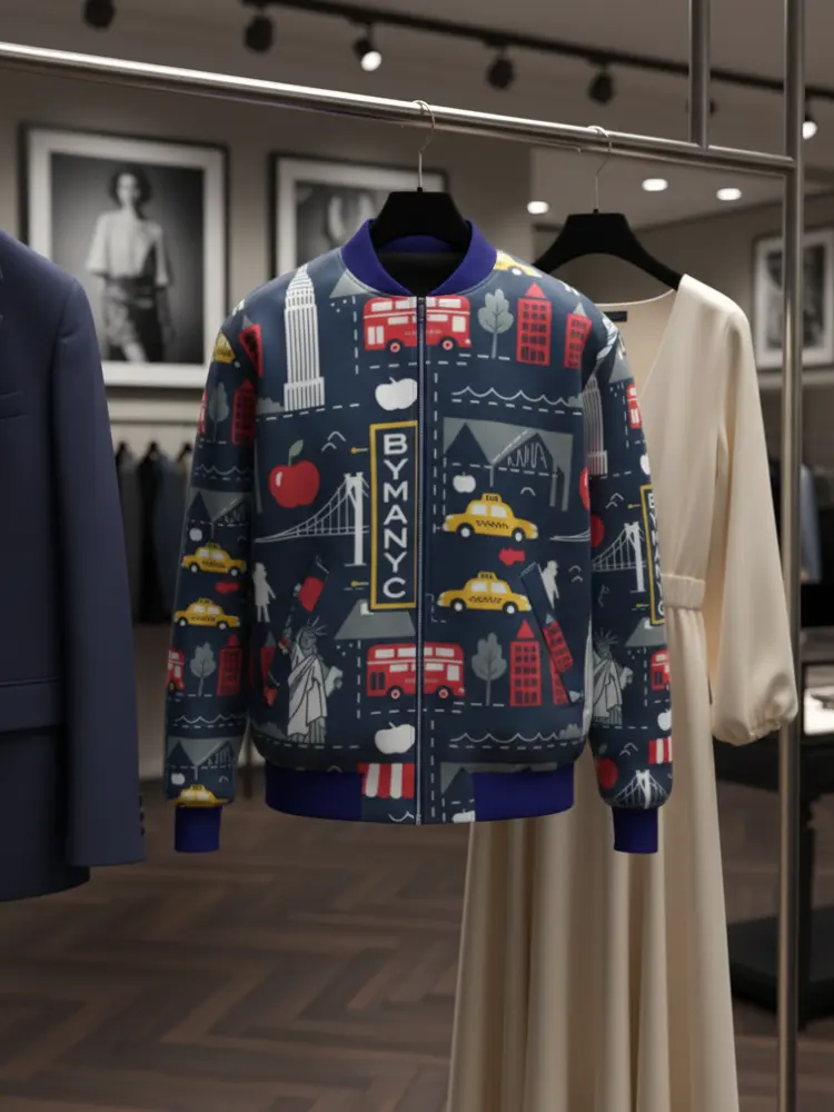 Men's HARLEM Bomber Jacket BYMANYC ® New York by BYMANYC ® New York