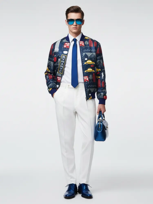 Men's HARLEM Bomber Jacket BYMANYC ® New York by BYMANYC ® New York