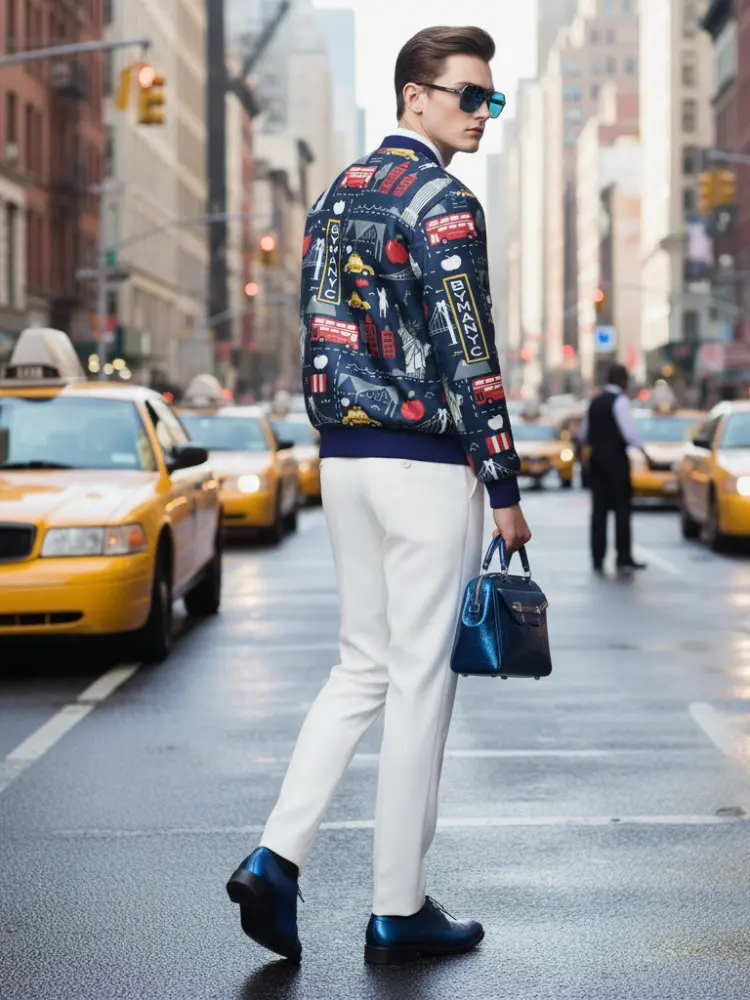Men's HARLEM Bomber Jacket BYMANYC ® New York by BYMANYC ® New York