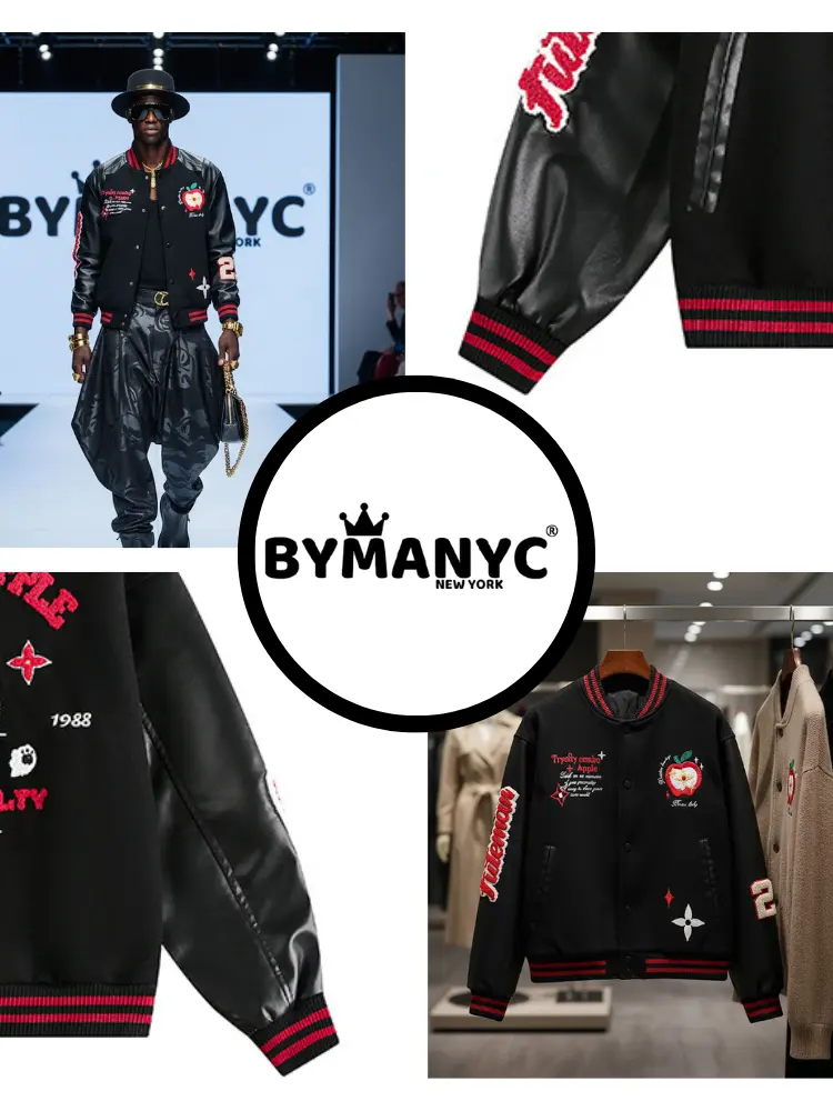 Men's Jacket VEGAN MANHATTAN NYFW Colecction BYMANYC ® New York by BYMANYC ® New York