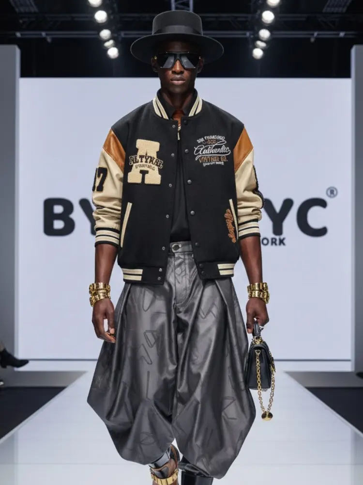 Men's Jacket VEGAN TRIBECA NYFW Colecction BYMANYC ® New York by BYMANYC ® New York