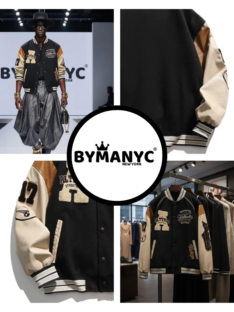 Men's Jacket VEGAN TRIBECA NYFW Colecction BYMANYC ® New York by BYMANYC ® New York