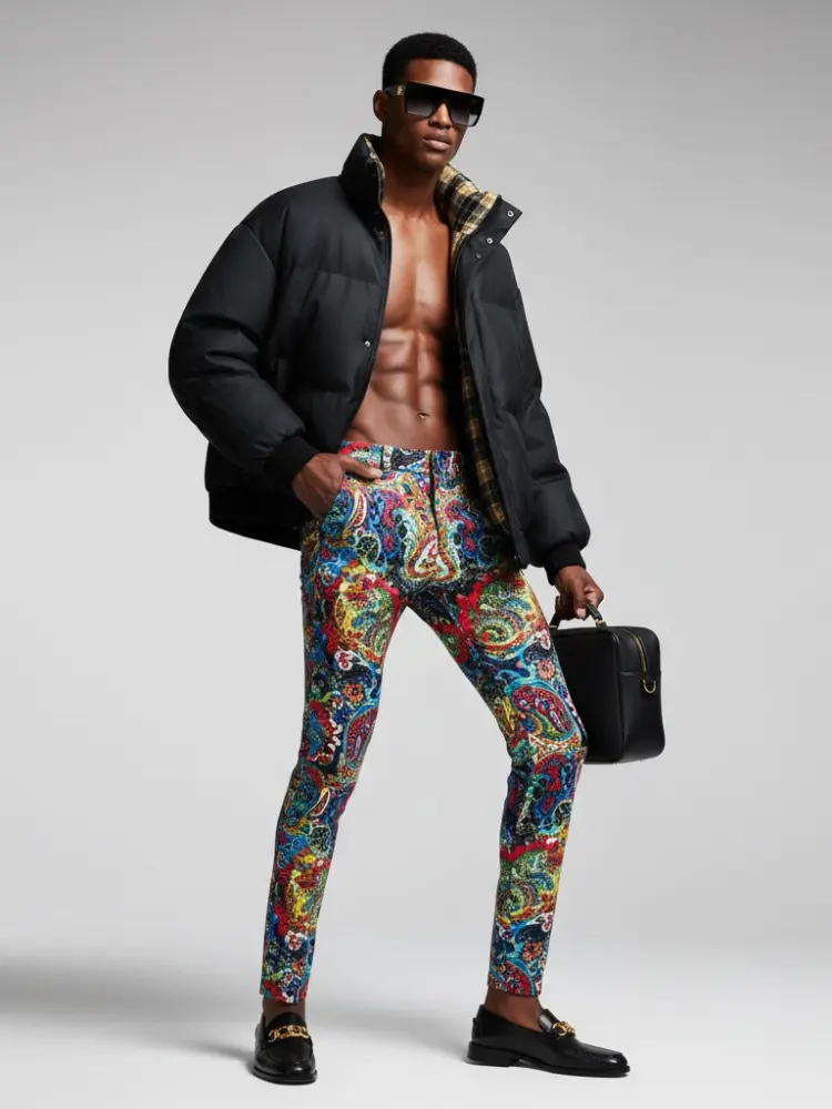 Men's Puffer Jacket HARLEM NYFW New Colecction BYMANYC ® New York by BYMANYC ® New York
