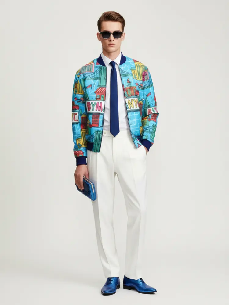 Men's TRIBECA Bomber Jacket BYMANYC ® New York by BYMANYC ® New York