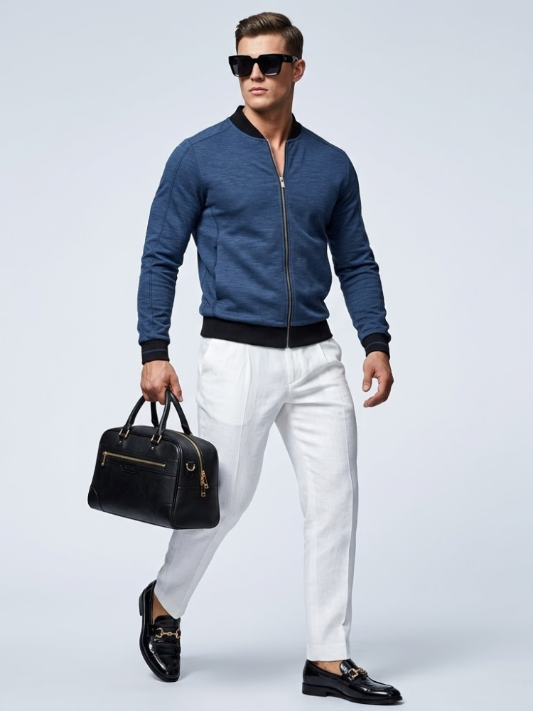 Men's Technical Bomber Jacket HUDSON New Collection Prêt-à-Porter BYMANYC ® New York by BYMANYC ® New York